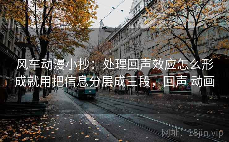 风车动漫小抄：处理回声效应怎么形成就用把信息分层成三段，回声 动画
